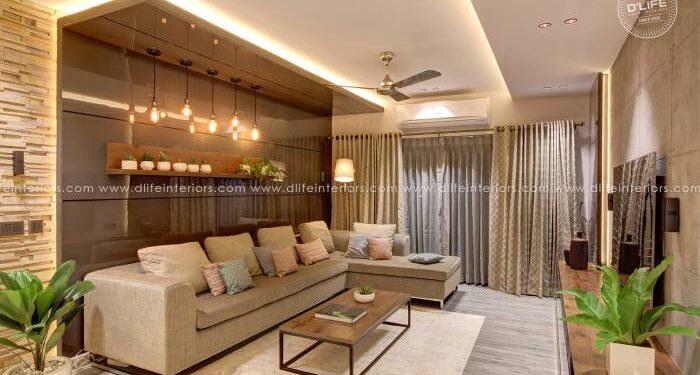 Apartment Living Room Interior Design | Cabinets Matttroy